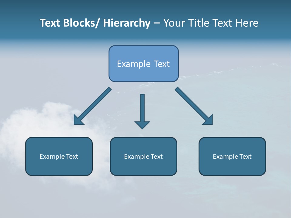 Landscape Tourism Blue PowerPoint Template