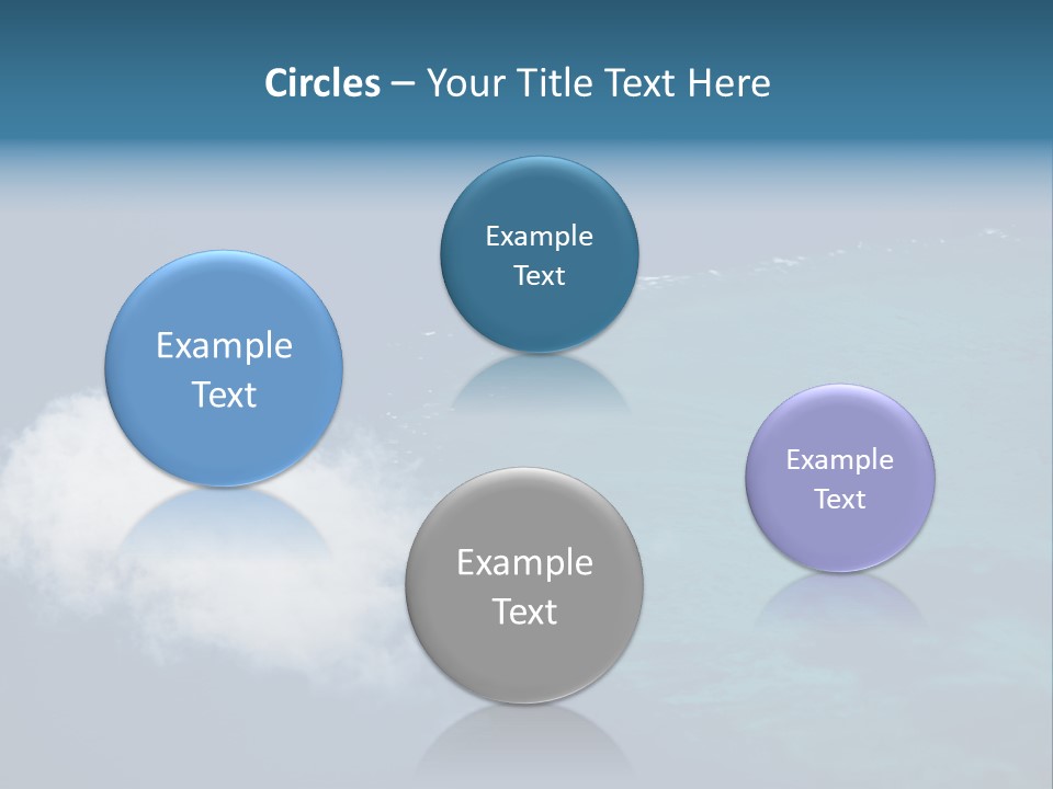 Landscape Tourism Blue PowerPoint Template