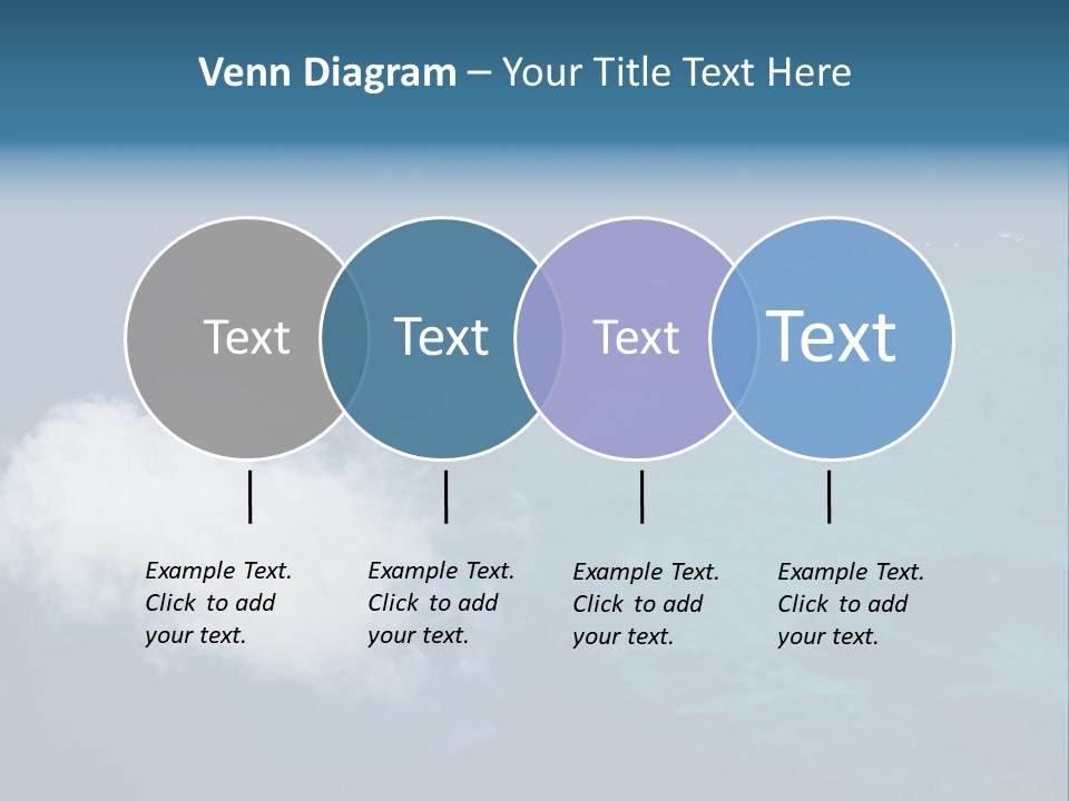 Landscape Tourism Blue PowerPoint Template
