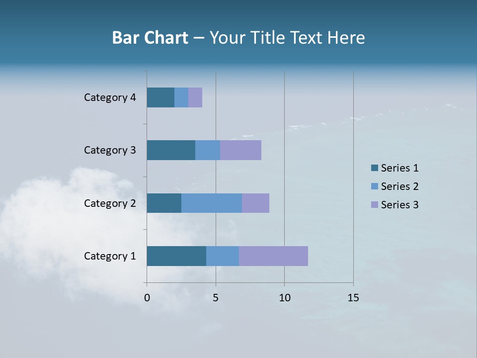 Landscape Tourism Blue PowerPoint Template