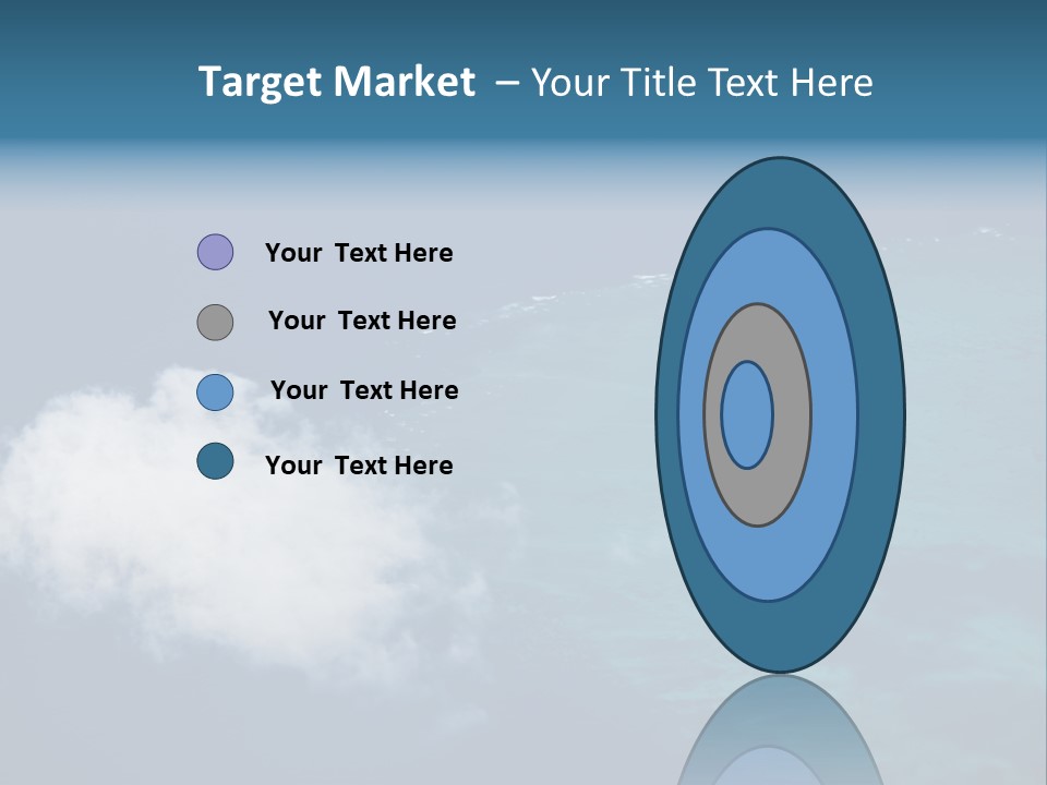 Landscape Tourism Blue PowerPoint Template