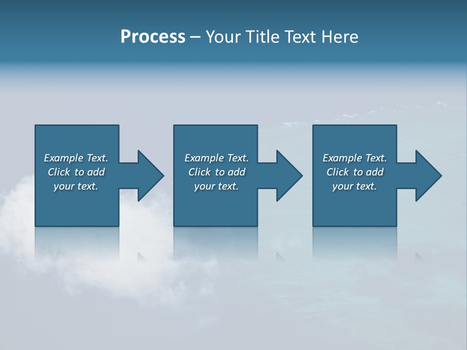 Landscape Tourism Blue PowerPoint Template