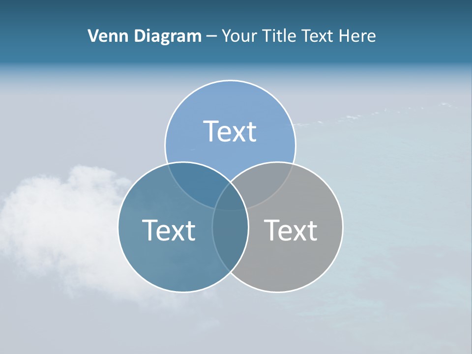 Landscape Tourism Blue PowerPoint Template