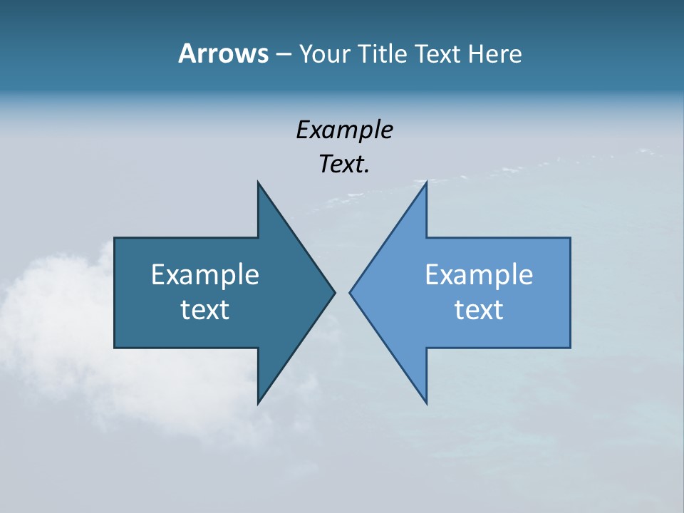 Landscape Tourism Blue PowerPoint Template
