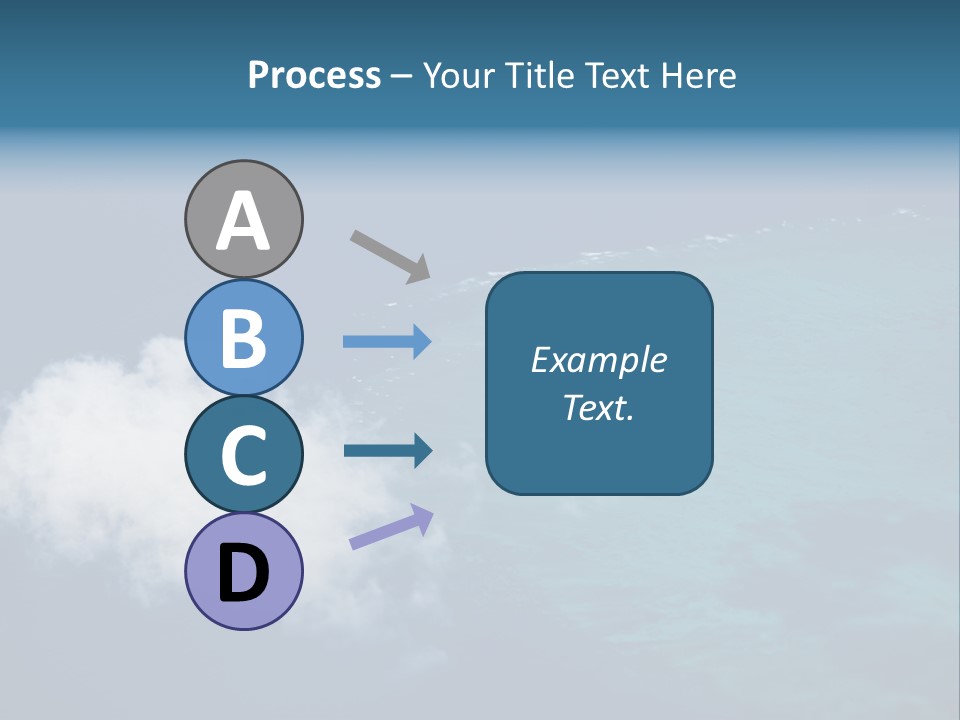 Landscape Tourism Blue PowerPoint Template