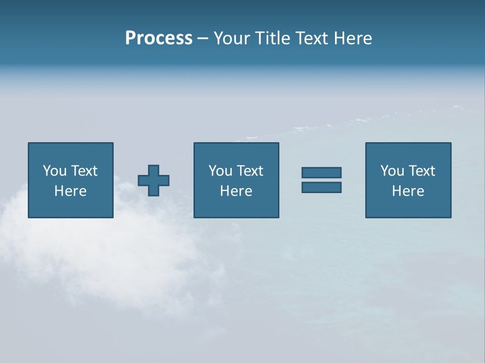 Landscape Tourism Blue PowerPoint Template