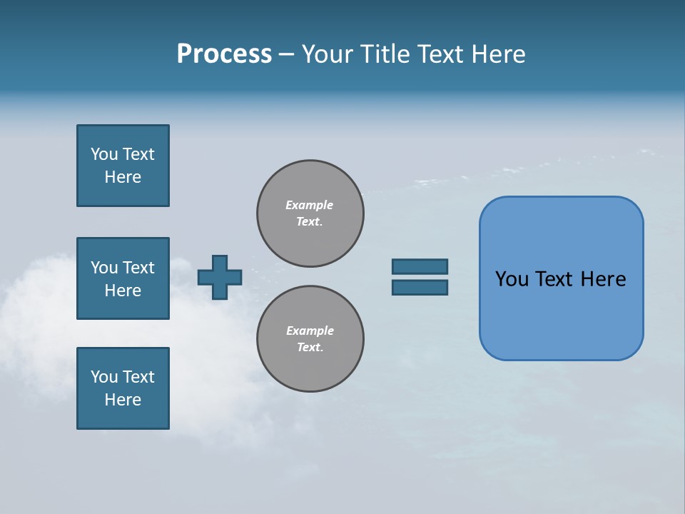 Landscape Tourism Blue PowerPoint Template