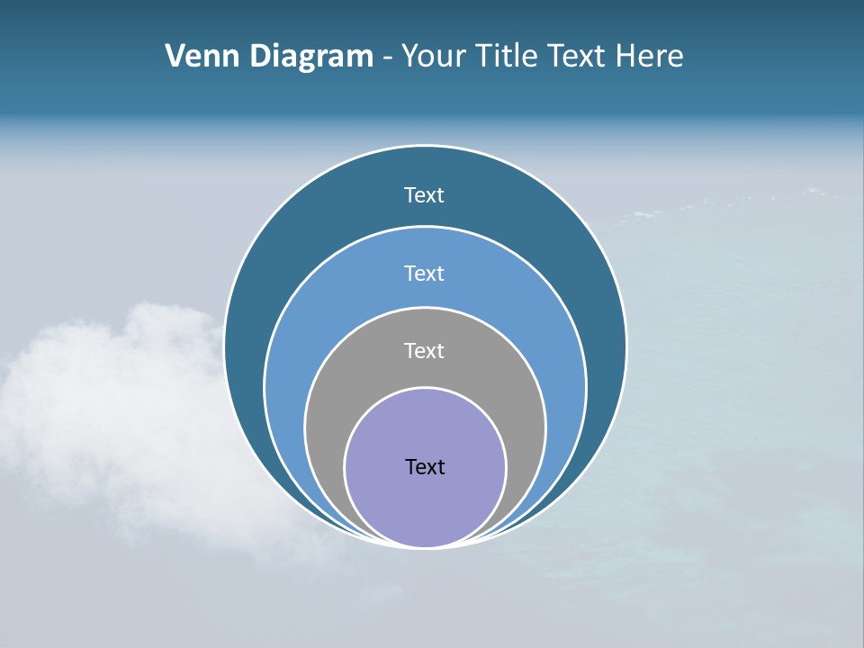 Landscape Tourism Blue PowerPoint Template