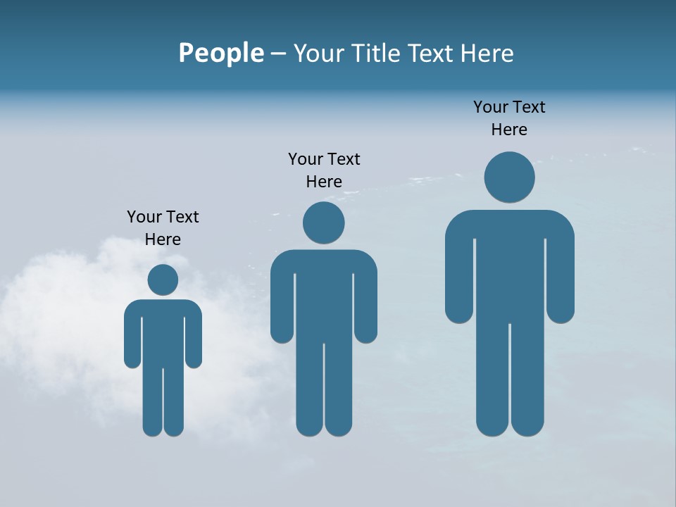 Landscape Tourism Blue PowerPoint Template