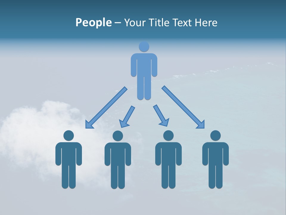 Landscape Tourism Blue PowerPoint Template