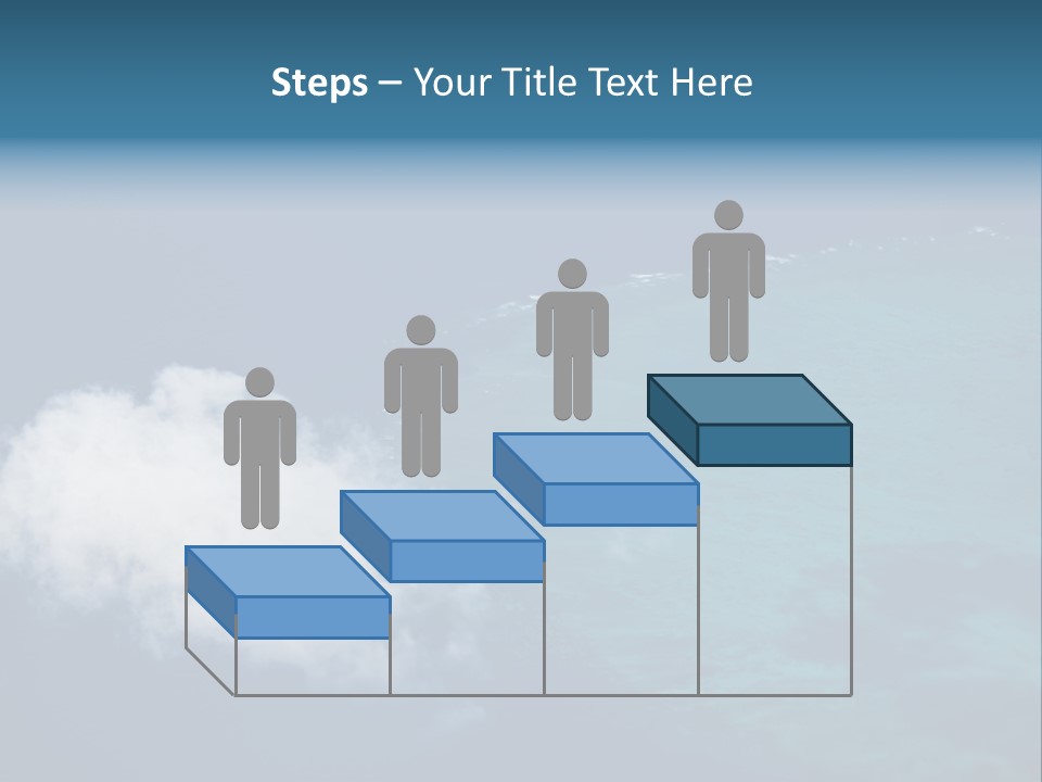 Landscape Tourism Blue PowerPoint Template