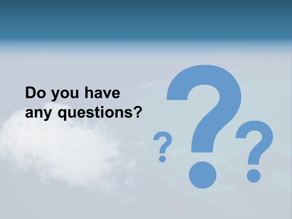 Landscape Tourism Blue PowerPoint Template