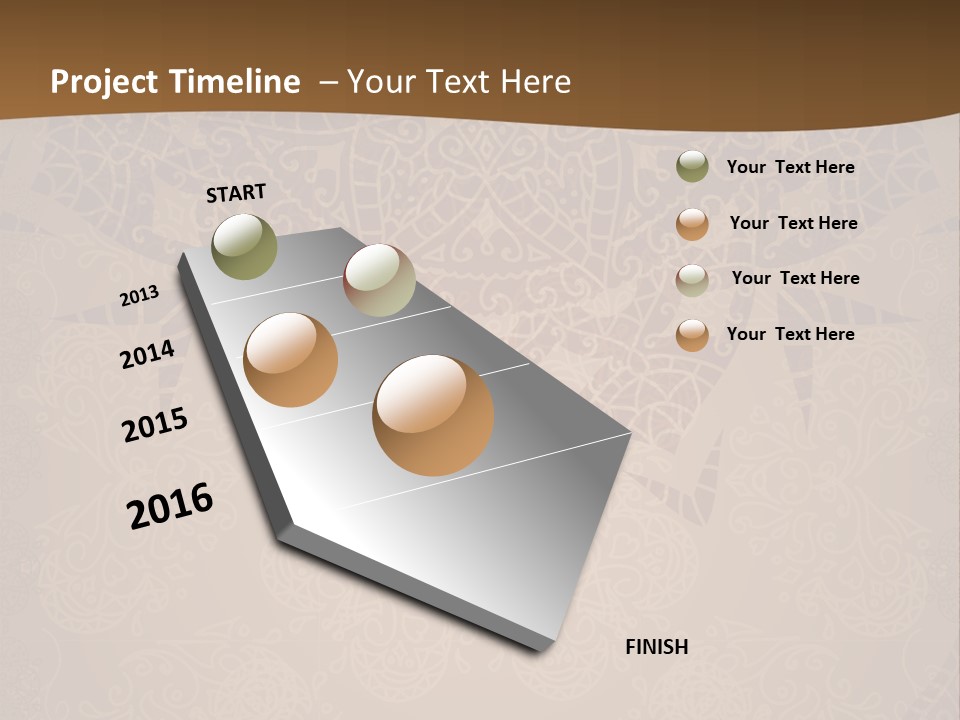 Beautiful Heap Pebble PowerPoint Template