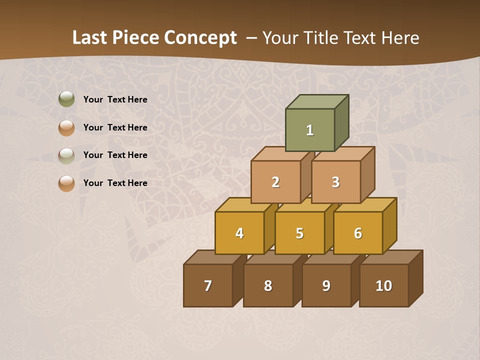 Beautiful Heap Pebble PowerPoint Template