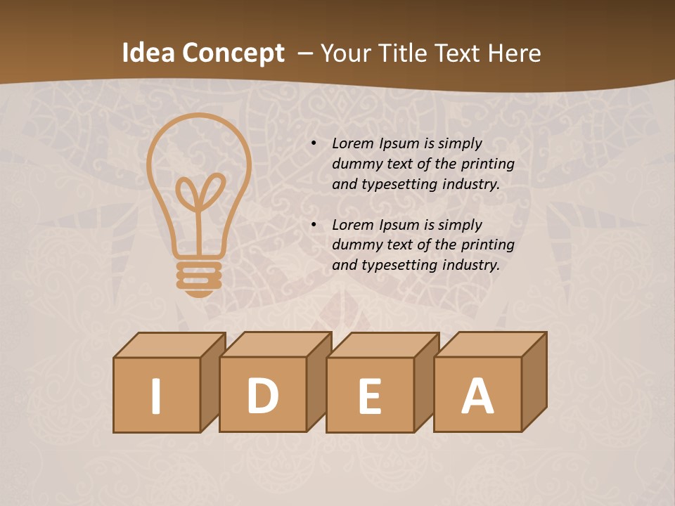 Beautiful Heap Pebble PowerPoint Template