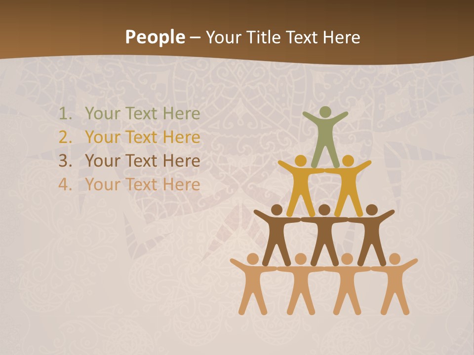 Beautiful Heap Pebble PowerPoint Template