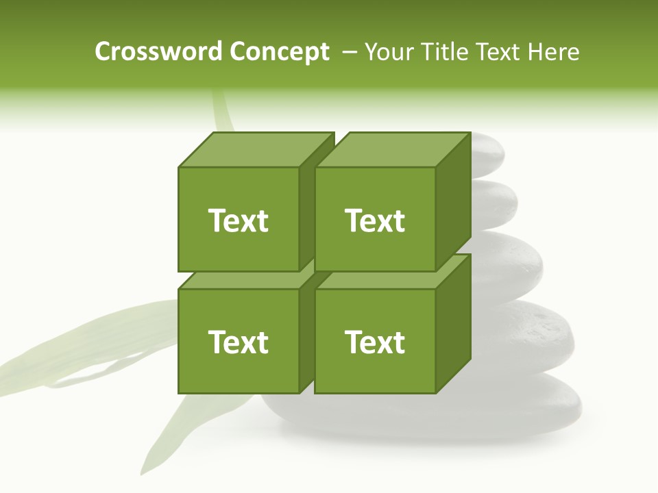 Beautiful Heap Pebble PowerPoint Template