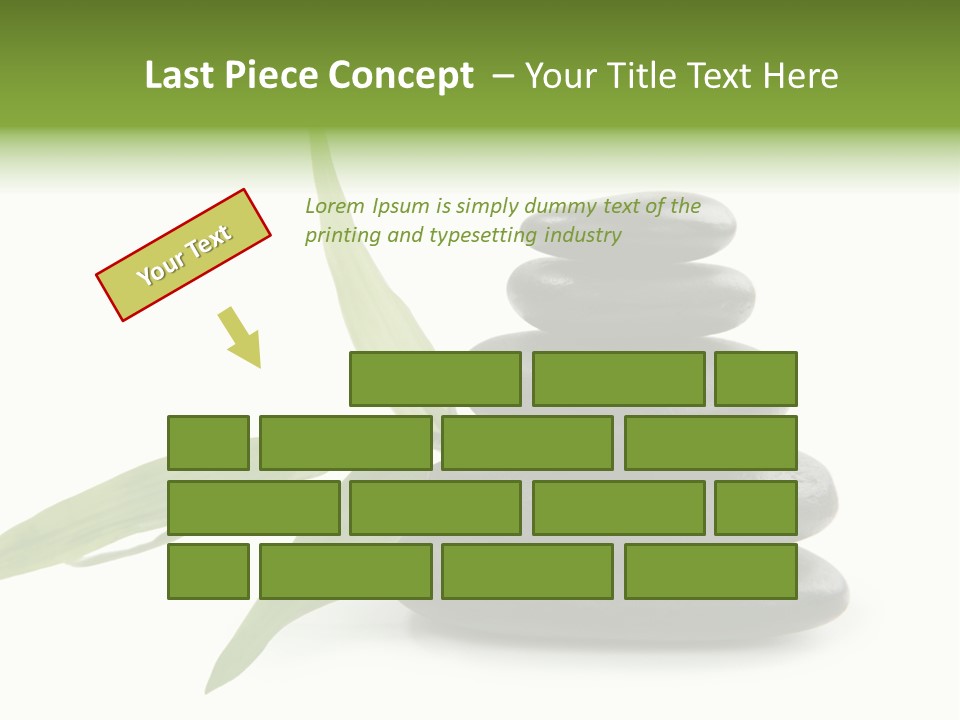 Beautiful Heap Pebble PowerPoint Template