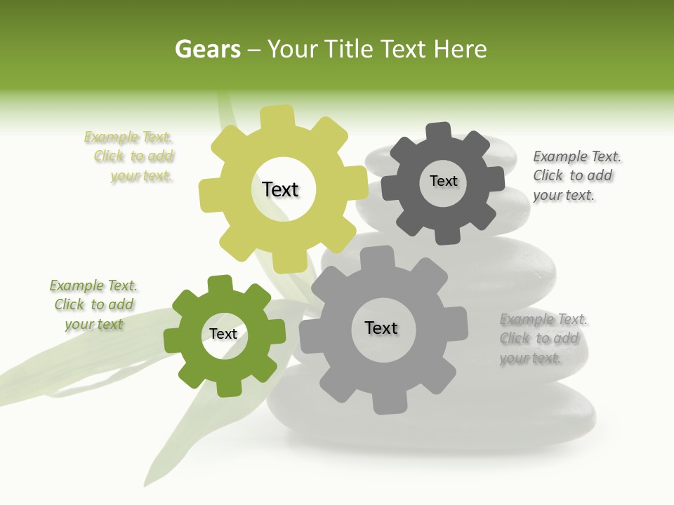 Beautiful Heap Pebble PowerPoint Template