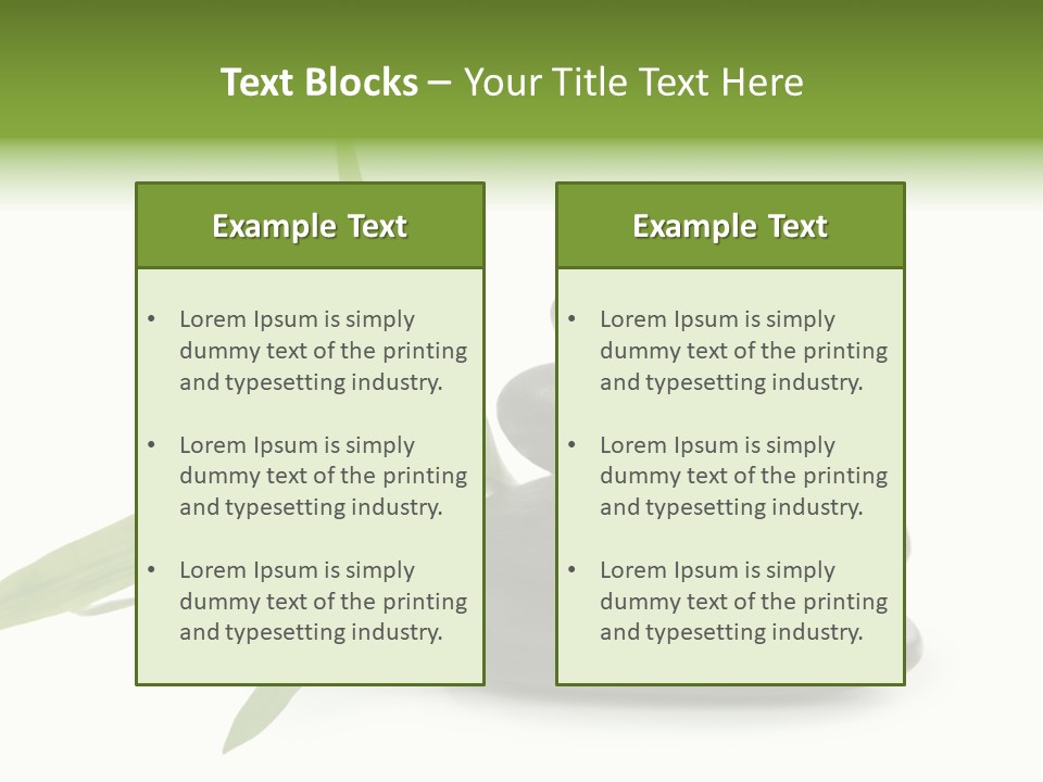 Beautiful Heap Pebble PowerPoint Template