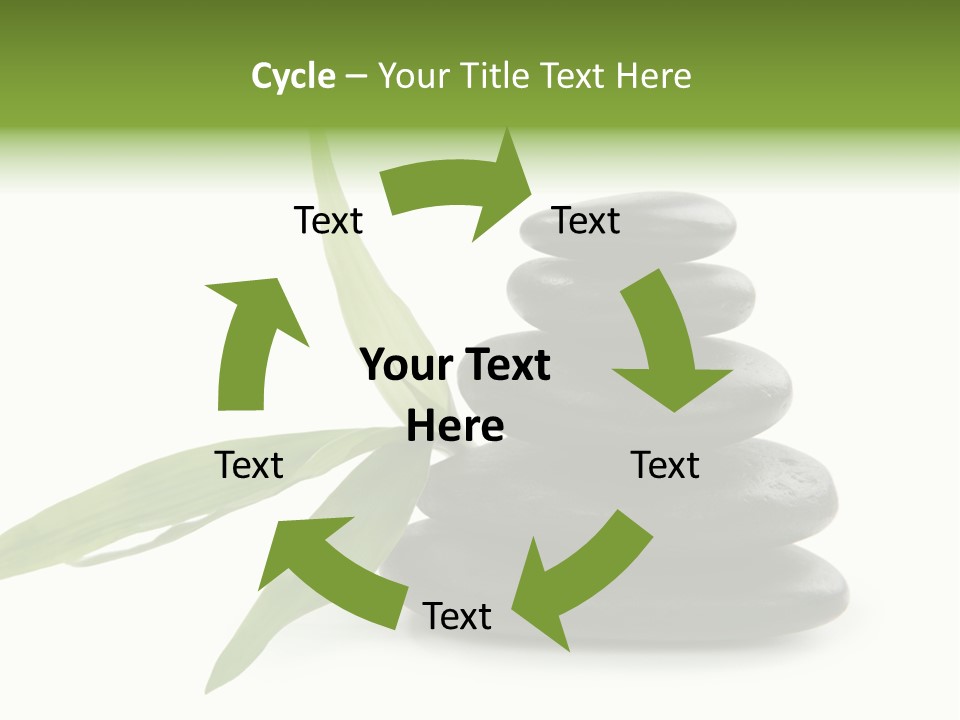 Beautiful Heap Pebble PowerPoint Template