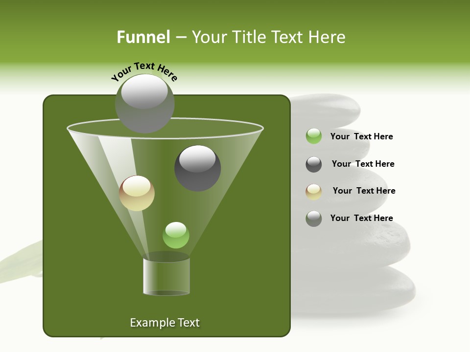 Beautiful Heap Pebble PowerPoint Template