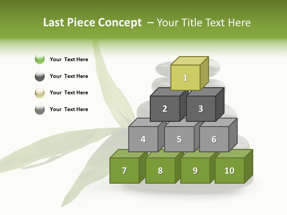 Beautiful Heap Pebble PowerPoint Template