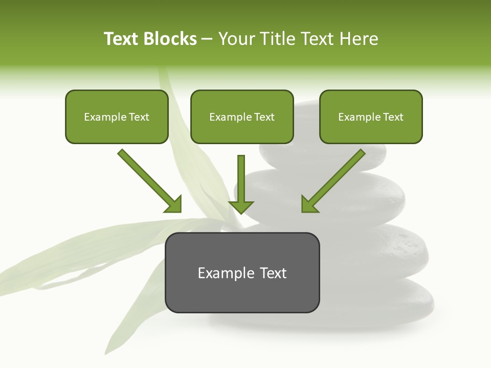 Beautiful Heap Pebble PowerPoint Template