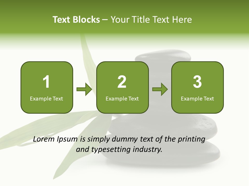 Beautiful Heap Pebble PowerPoint Template