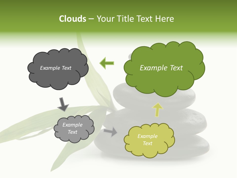 Beautiful Heap Pebble PowerPoint Template
