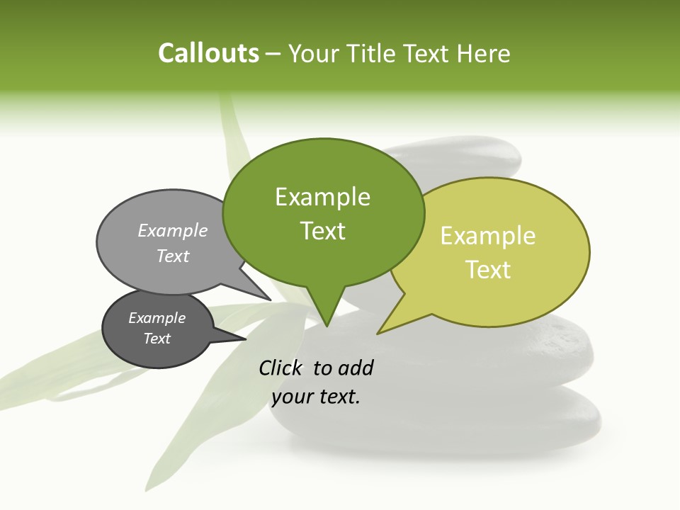 Beautiful Heap Pebble PowerPoint Template