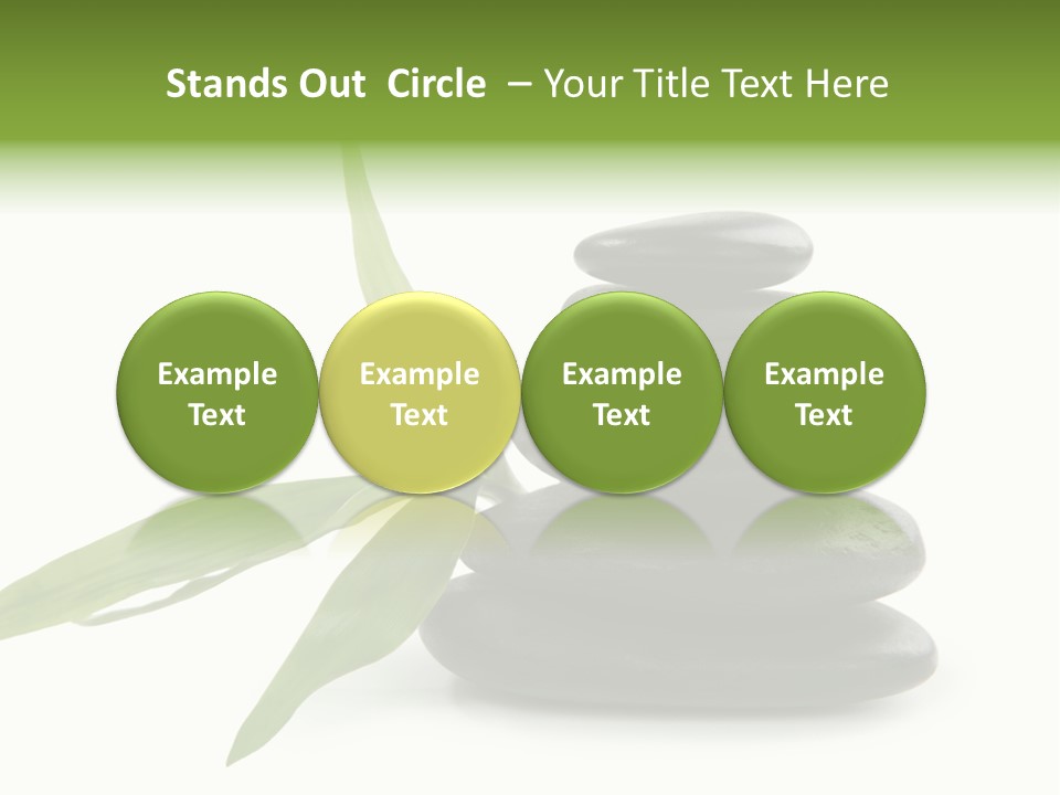 Beautiful Heap Pebble PowerPoint Template