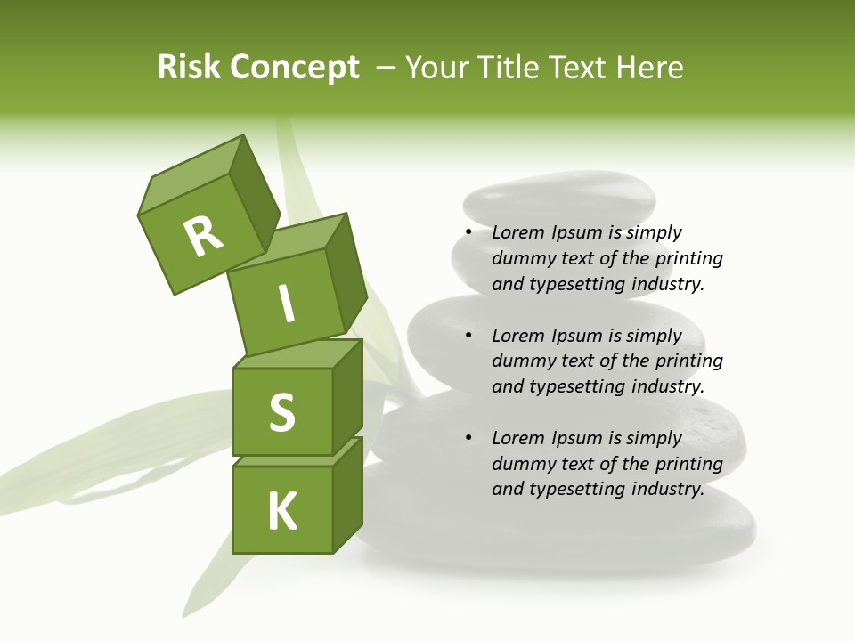 Beautiful Heap Pebble PowerPoint Template