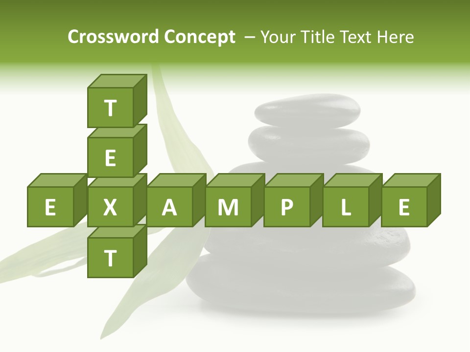 Beautiful Heap Pebble PowerPoint Template