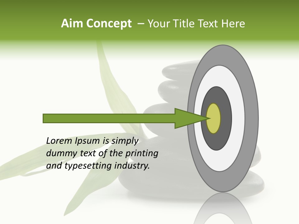 Beautiful Heap Pebble PowerPoint Template