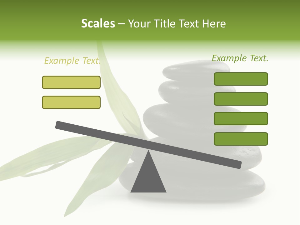 Beautiful Heap Pebble PowerPoint Template