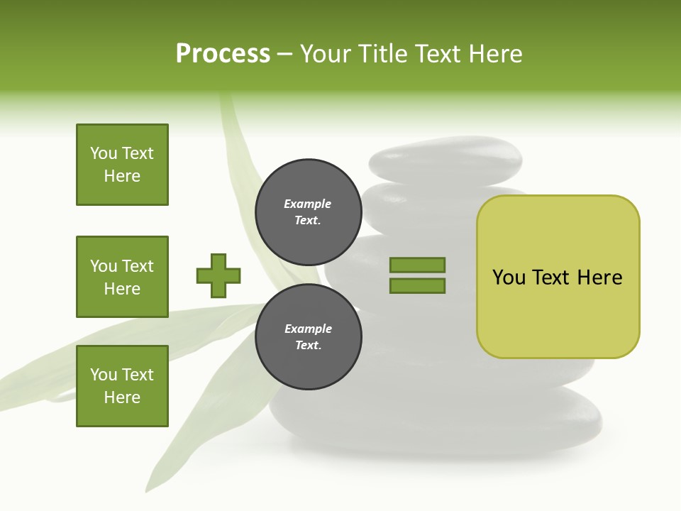 Beautiful Heap Pebble PowerPoint Template