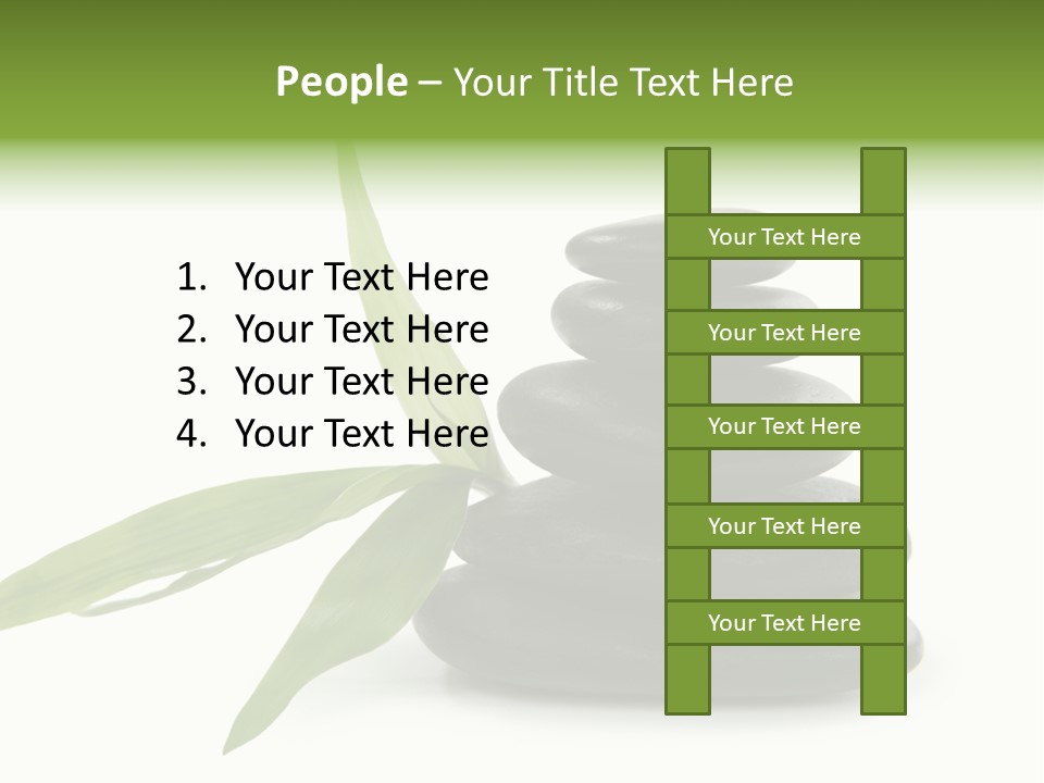 Beautiful Heap Pebble PowerPoint Template