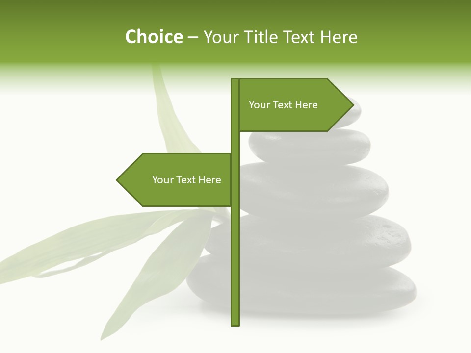 Beautiful Heap Pebble PowerPoint Template