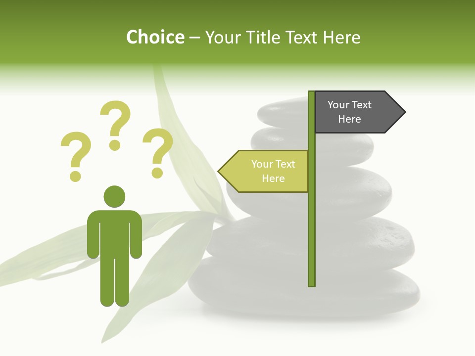 Beautiful Heap Pebble PowerPoint Template