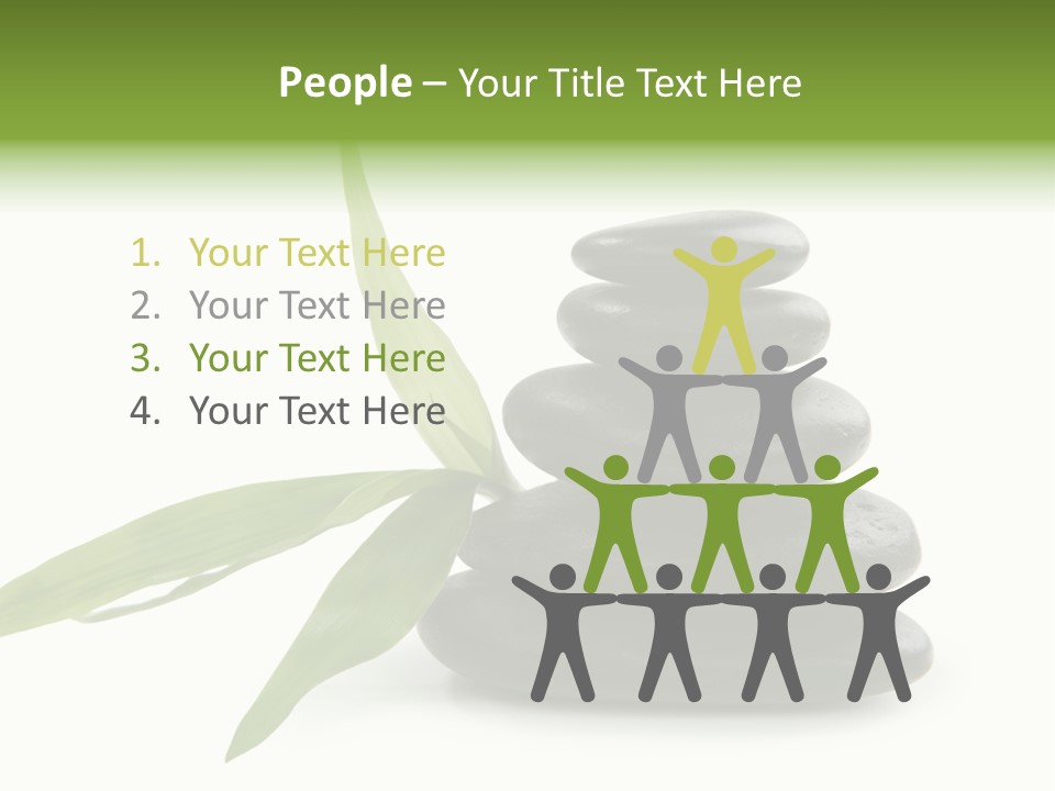 Beautiful Heap Pebble PowerPoint Template