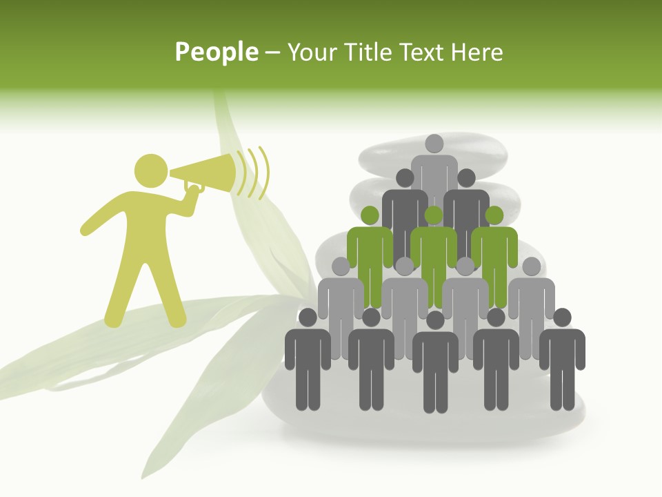 Beautiful Heap Pebble PowerPoint Template