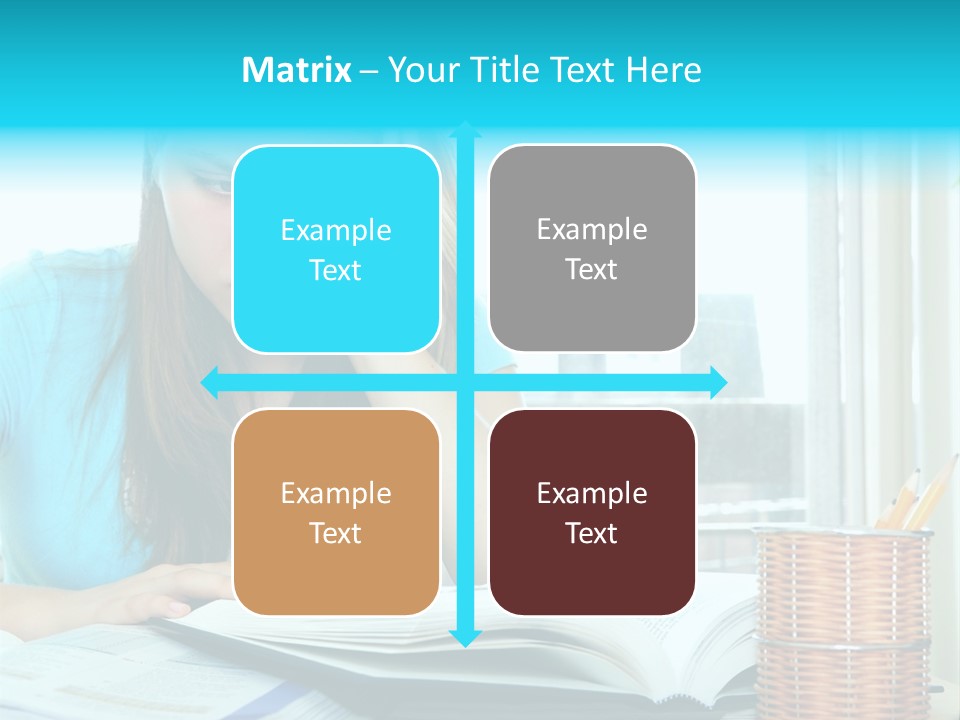 Thinking Teen Serious PowerPoint Template