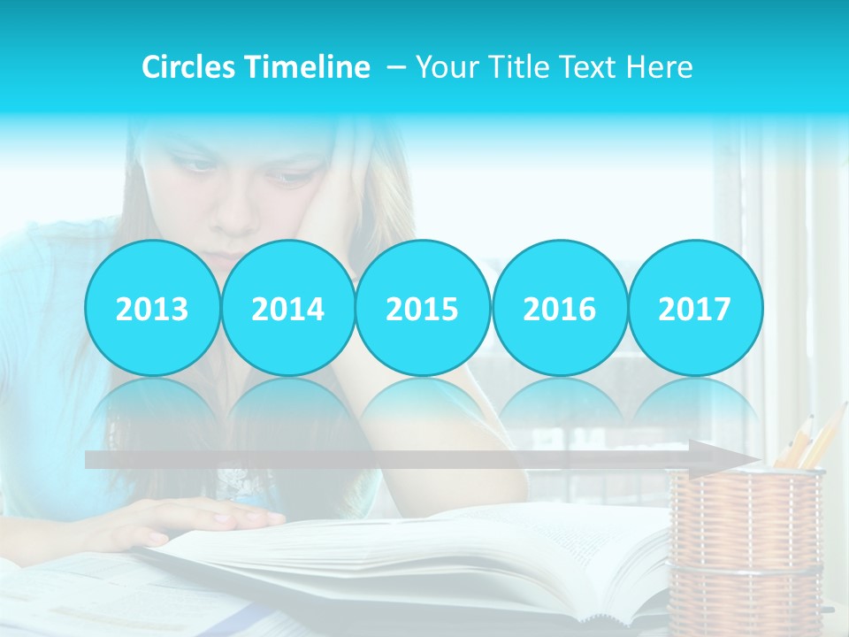 Thinking Teen Serious PowerPoint Template