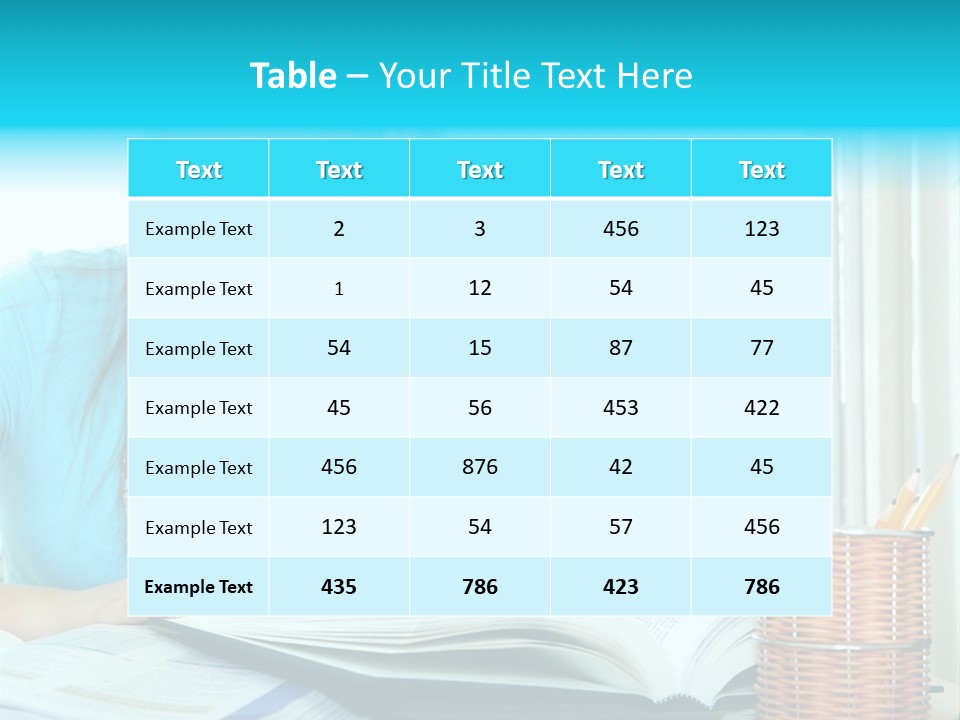 Thinking Teen Serious PowerPoint Template