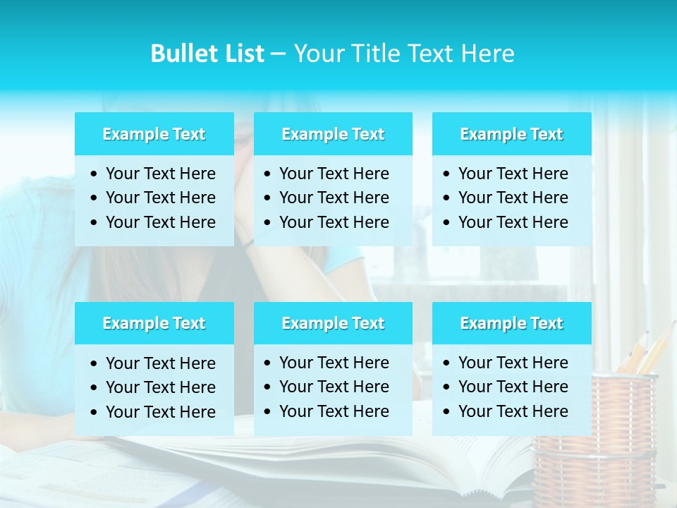 Thinking Teen Serious PowerPoint Template