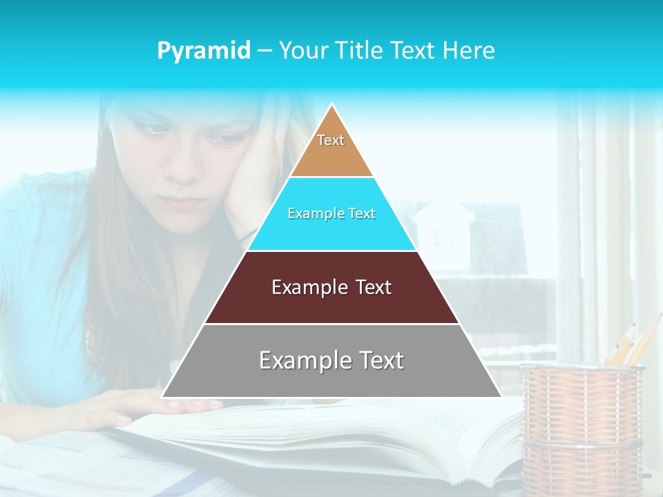 Thinking Teen Serious PowerPoint Template