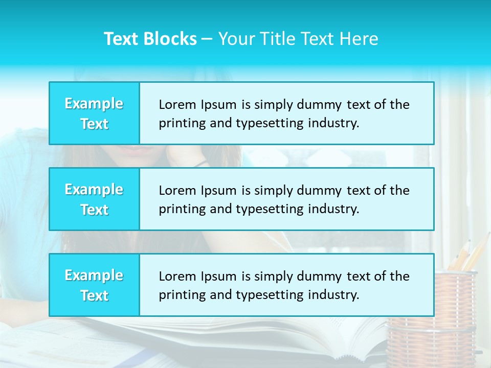Thinking Teen Serious PowerPoint Template