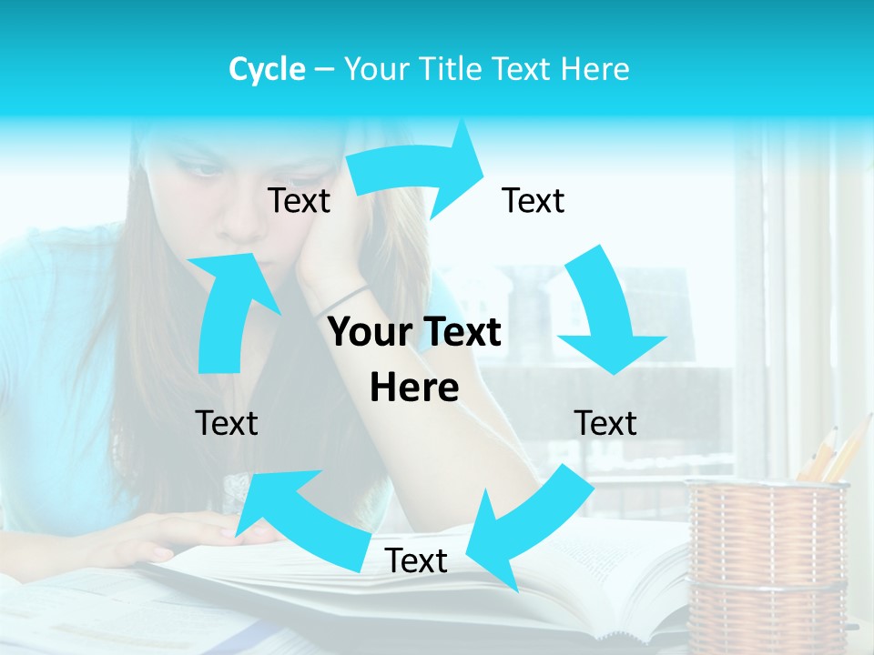 Thinking Teen Serious PowerPoint Template