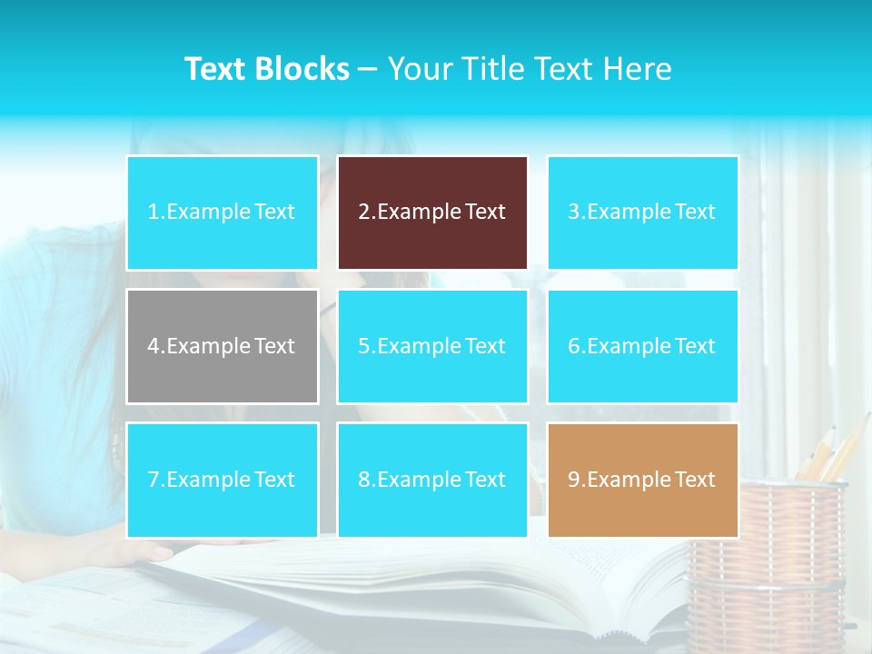 Thinking Teen Serious PowerPoint Template